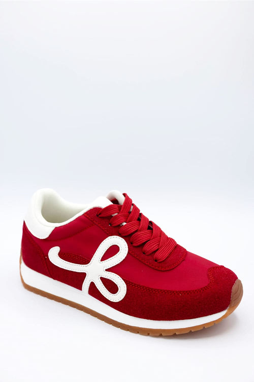 Berness Simone Retro Sneakers for Women in Red