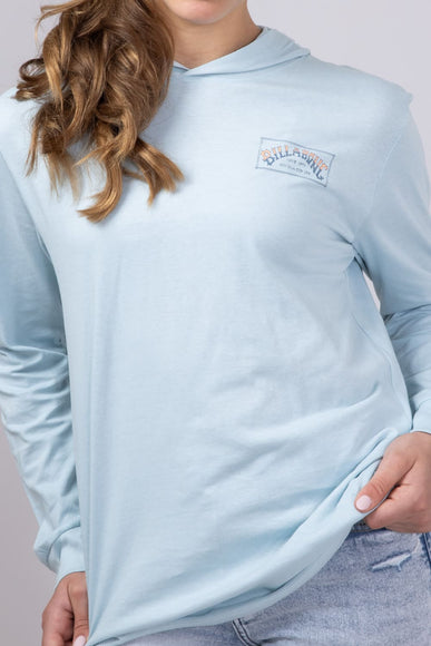 Billabong Youth Original Arch Hooded T-Shirt for Boys in Blue
