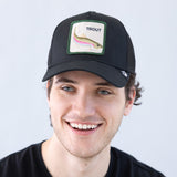 The Trout Trucker Hat for Men in Black