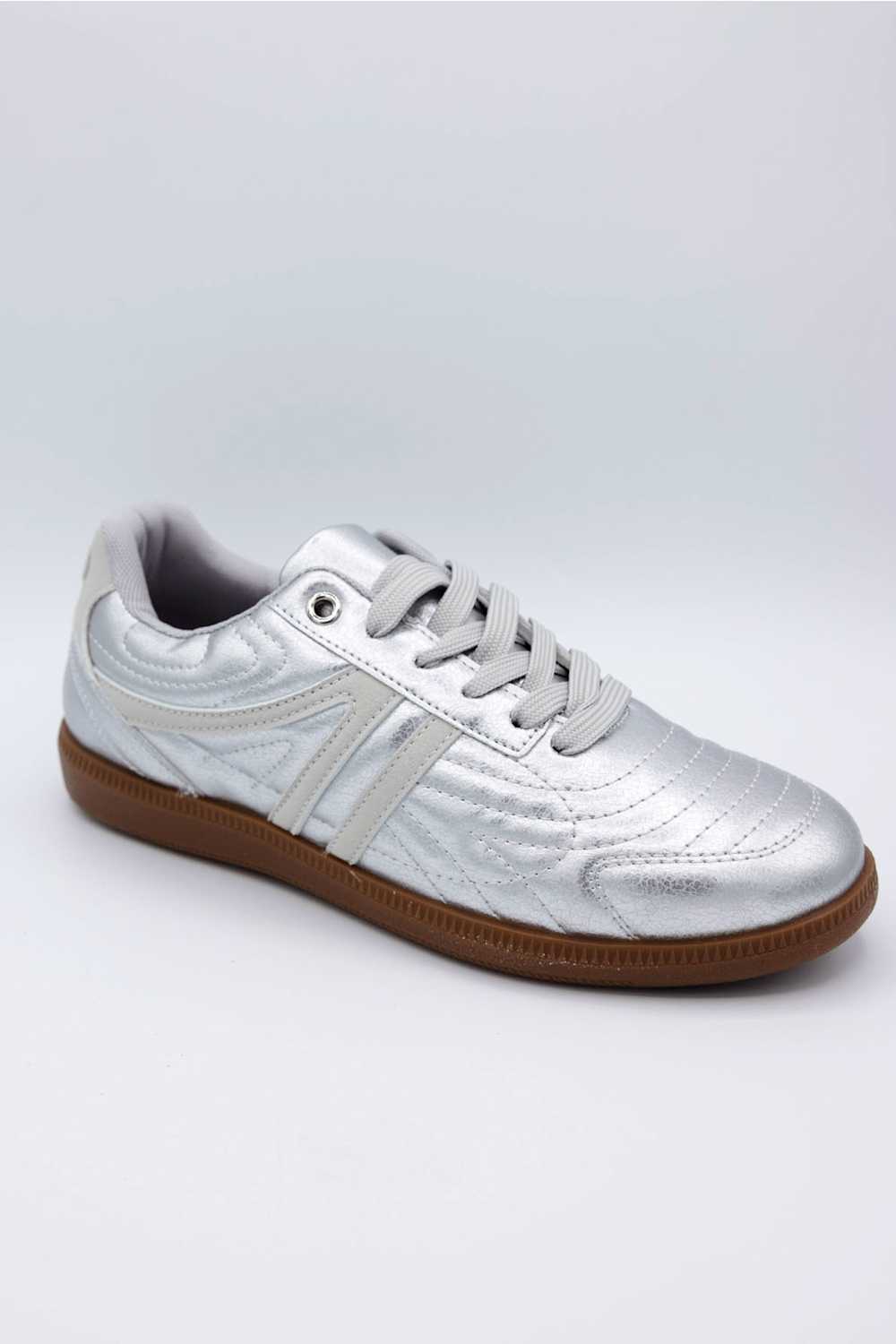 Great Metallic Sneakers for Women in Silver