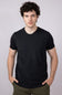 Basic Crewneck T-Shirt for Men in Black