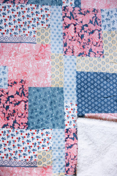 Simply Southern Simply Soft Quilt Pattern Throw Blanket in Multi