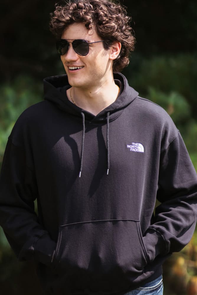 The North Face Evolution Vintage Hoodie for Men in Black