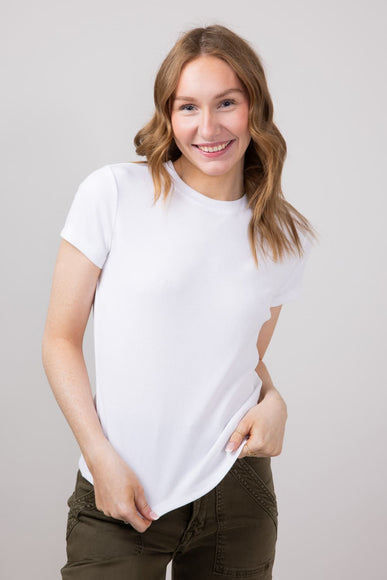 Thread & Supply Annie T-Shirt for Women in White