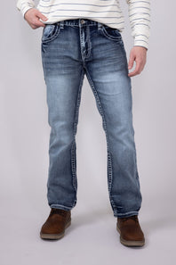 True Luck Peter Bootcut Jeans for Men
