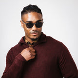 Weatherproof Vintage Austin Sunglasses for Men in Gray Horn