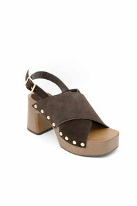 MIA Eudora Platform Heel for Women in Chocolate