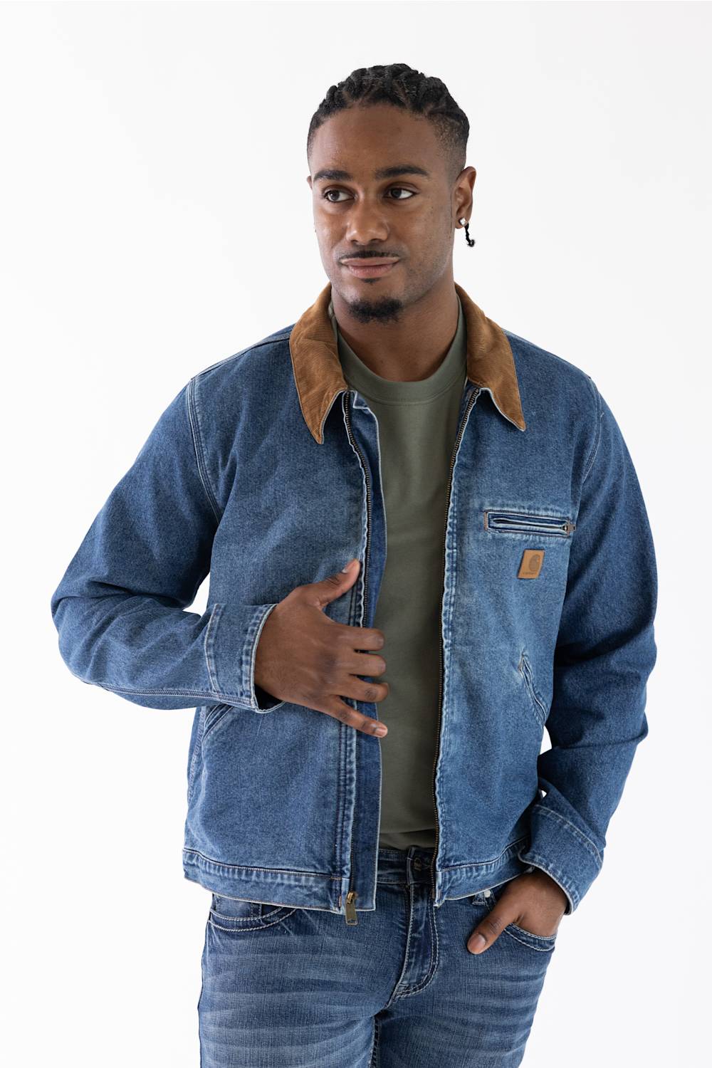 Carhartt Denim Detroit Jacket for Men in Muskegon | 107327-HT6