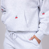 1897 Active Basic Fleece Shorts for Women in Ice Grey | H420-ICEGREY