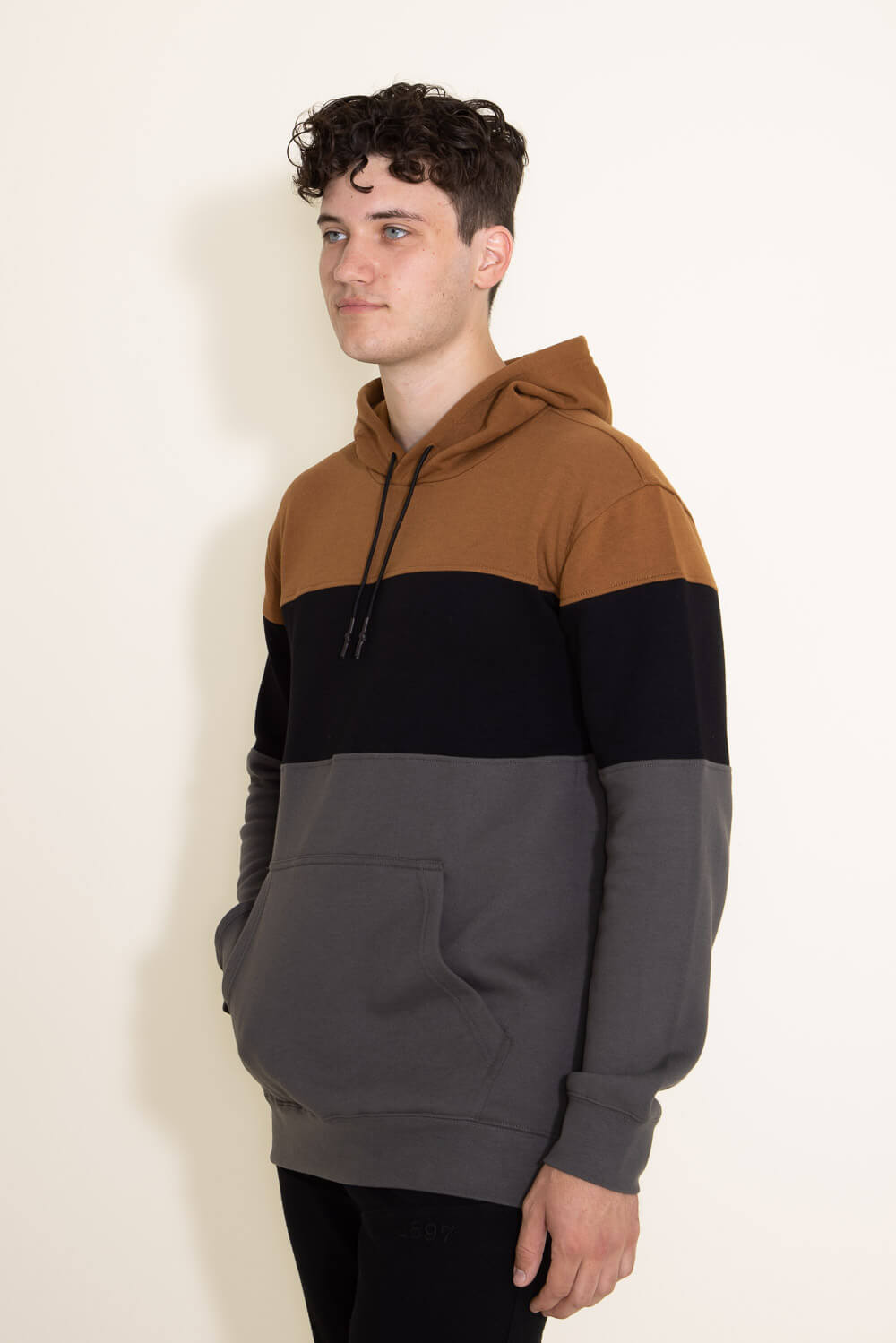 1897 Active Colorblock Hoodie for Men in Brown