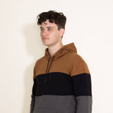 1897 Active Colorblock Hoodie for Men in Brown