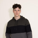 1897 Active Colorblock Hoodie for Men in Dark Green