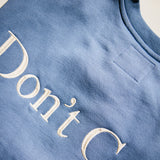 1897 Active Don’t Know Don’t Care Sweatshirt for Women in Cream/Blue