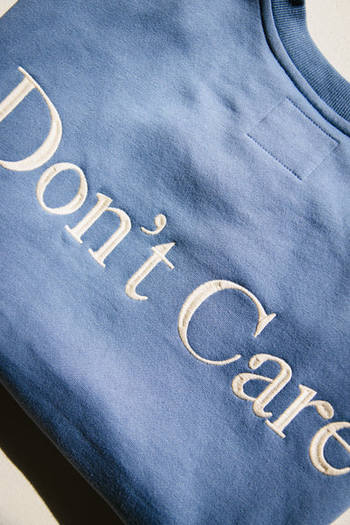 1897 Active Don’t Know Don’t Care Sweatshirt for Women in Cream/Blue