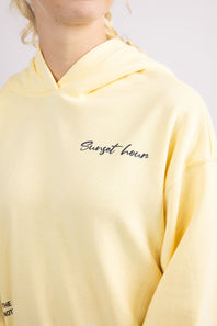 1897 Active Sunset Hour Hoodie for Women in Butter Yellow