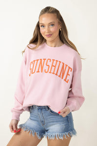 1897 Active Sunshine Sweatshirt for Women in Pink 