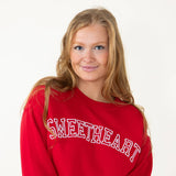 1897 Active Sweetheart Sweatshirt for Women in Red