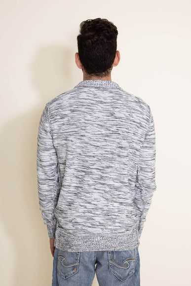 1897 Original 1/4 Button Neck Sweater for Men in White and Black