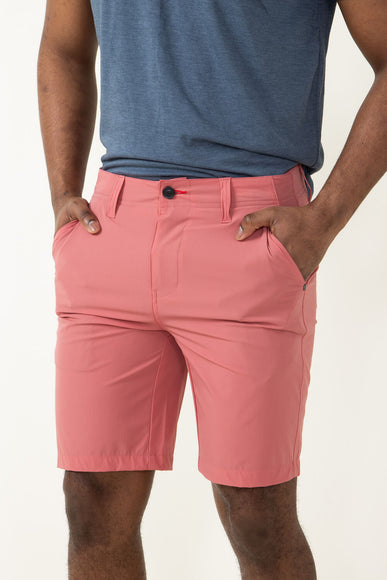 1897 Original 9” Hydro Flat Front Shorts for Men in Red