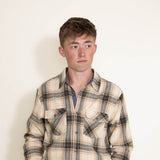 1897 Original Woven Button Down Shirt for Men in Brown