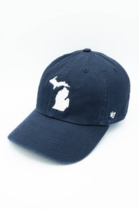 47 Michigan Icon Clean Up Hat in Navy