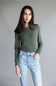 Be Cool Round Neck Sweater for Women in Winter Forest