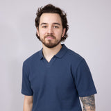 PX Johnny Collar Polo Shirt for Men in Navy