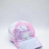 American Needle Ballpark Tie Dye Pickleball Social Club Hat in Blue/Pink