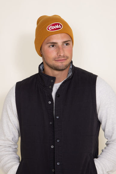 American Needle Coors Cuffed Beanie for Men in Brown