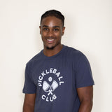 American Needle Pickleball Club T-Shirt for Men in Navy Blue