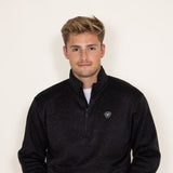 Ariat Caldwell Fleece 1/4 Zip for Men in Grey