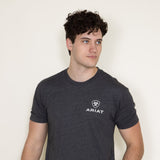 Ariat Circular Zuni T-Shirt for Men in Grey