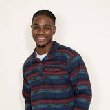 Ariat Cotton Rich Mock Neck Sweatshirt for Men in Blue