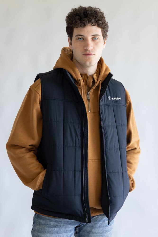 Ariat Crius Insulated Vest for Men in Black