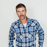 Ariat Hoyt Flannel Shirt for Men in Blue