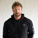 Ariat Logo Hoodie for Men in Black