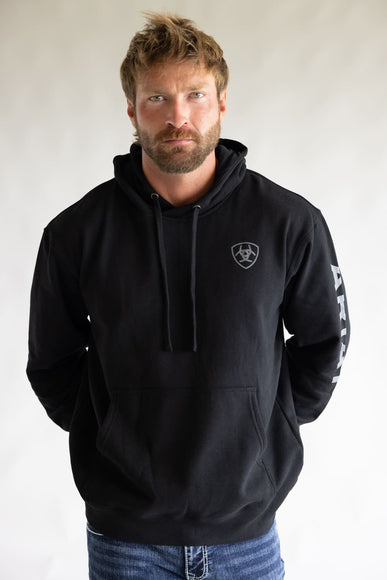 Ariat Logo Hoodie for Men in Black