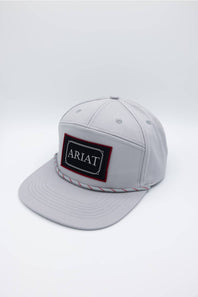 Ariat Logo Patch Cap for Men in Grey
