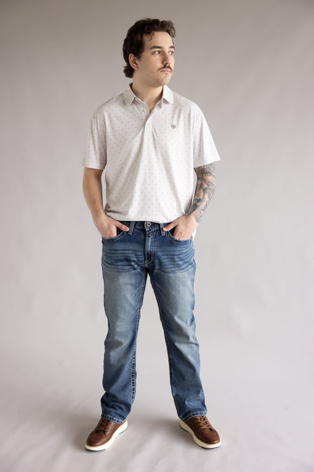 Ariat M4 Shoreway Dakota Relaxed Fit Straight Leg Jeans for Men