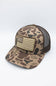 Ariat USA Flag Logo Cap for Men in Brown Camo