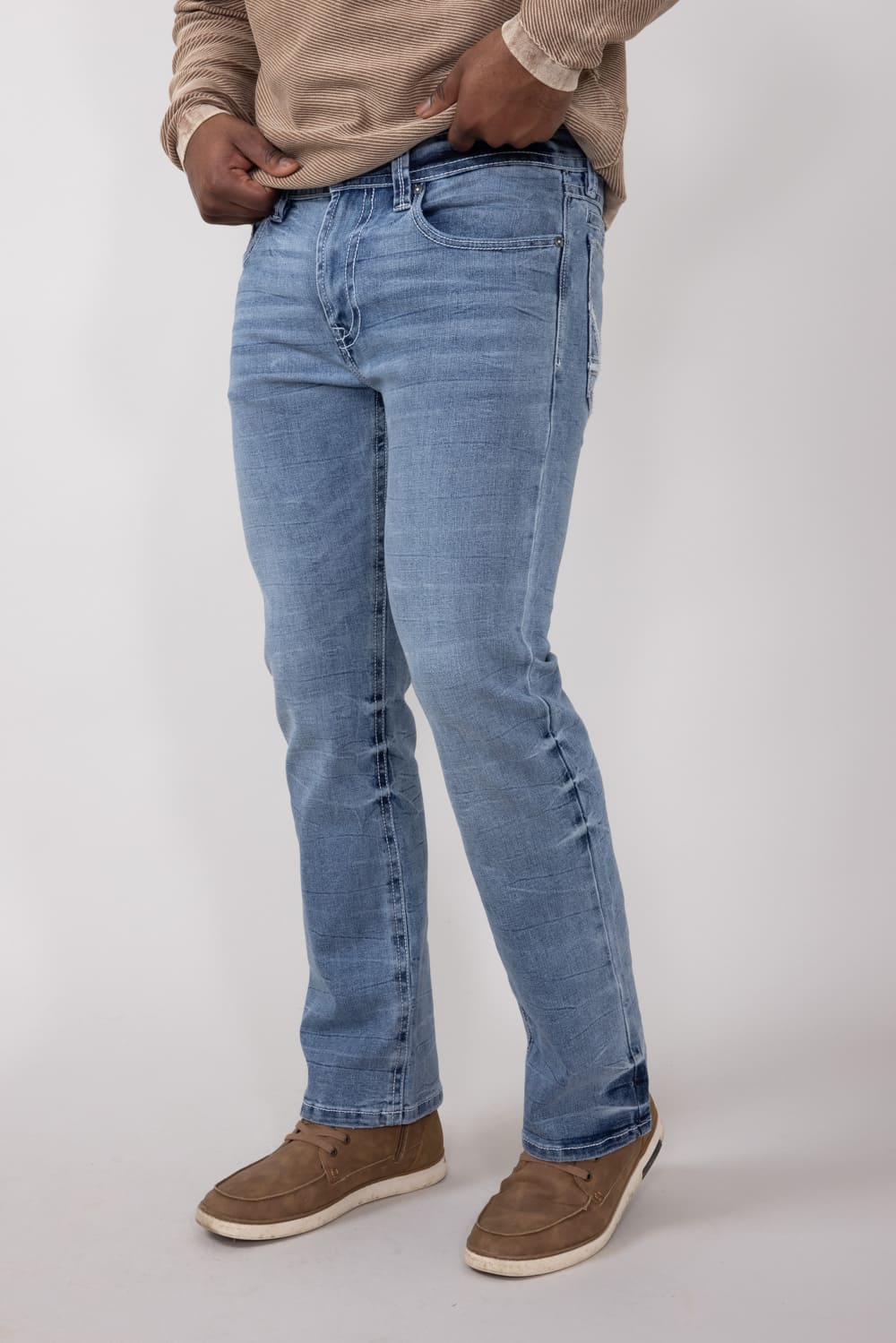 Axel Jeans Owen Cave Bootcut Athletic Jeans for Men