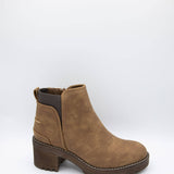 B52 by Bullboxer Chelsea Lug Booties for Women in Brown
