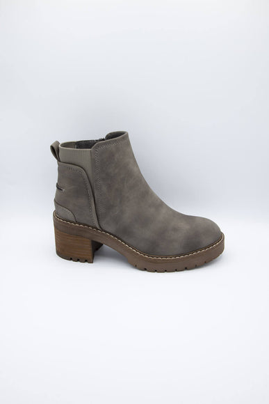 B52 by Bullboxer Chelsea Lug Booties for Women in Taupe