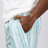 Billabong Good Times Lay Back Striped Shorts for Men in Seafoam