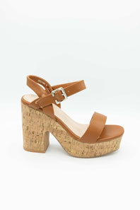 Brenna Platform Heels for Women in Brown