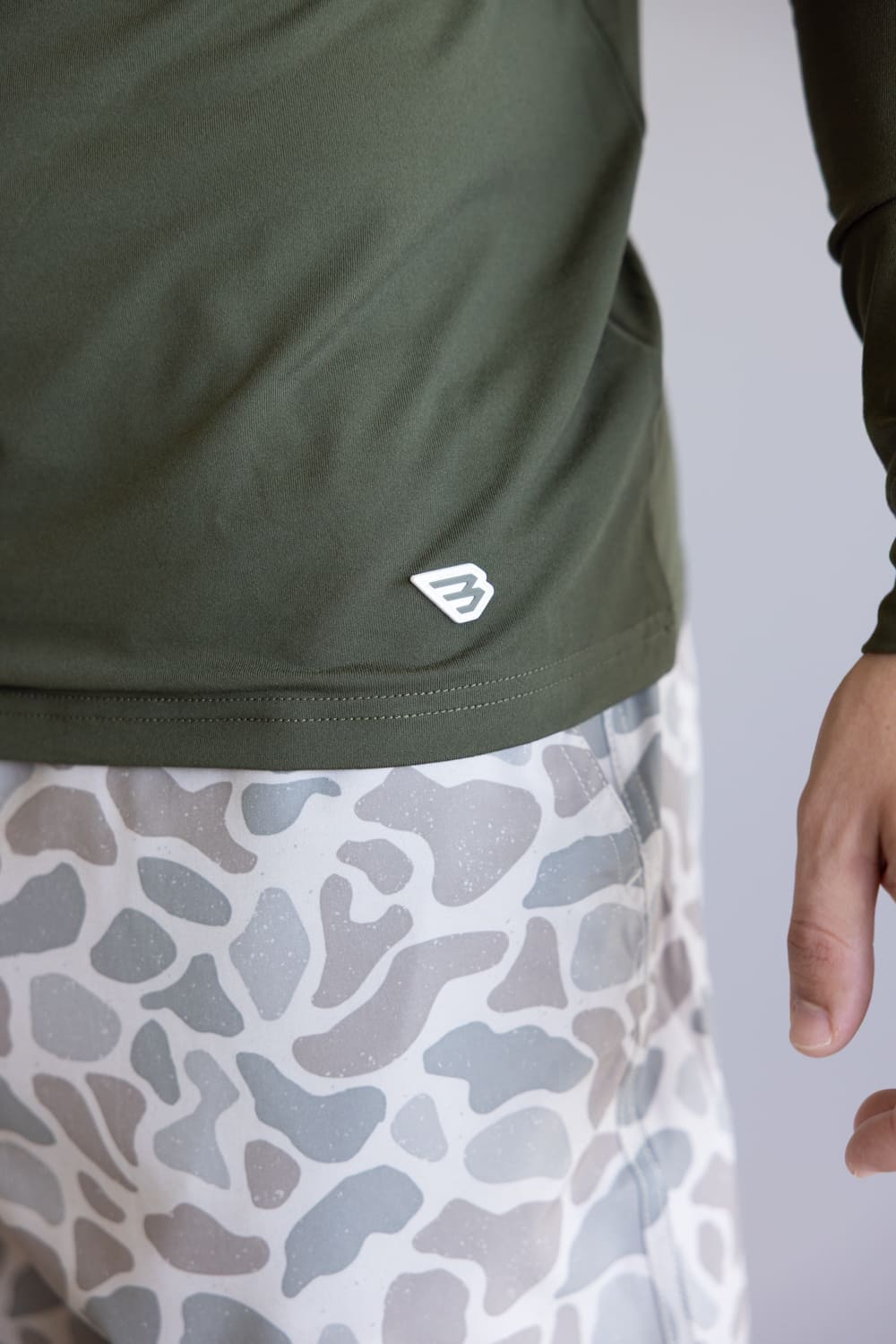 Burlebo Performance Hoodie for Men in Mallard Green