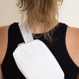 Belt Bag for Women in White