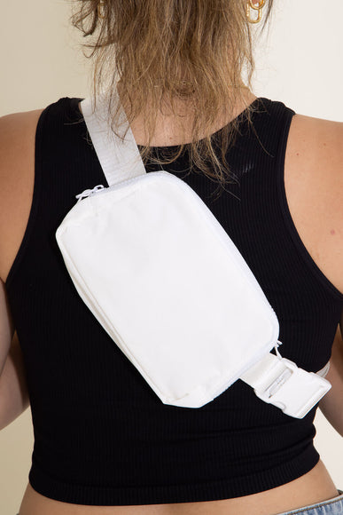 Belt Bag for Women in White