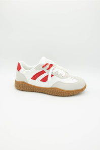 Berness Gillian Sneakers for Women in White/Red | GILLIAN-WHITE/RED