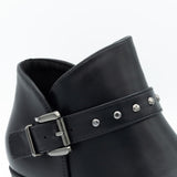 Berness Kashvi Buckle Booties for Women in Black